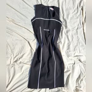 Harvé Benard Black & White Sheath Dress | Size 6